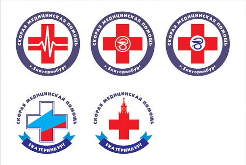 Варианты логотипов скорой помощи